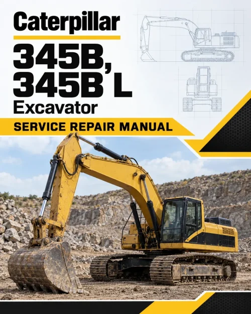 Caterpillar CAT 345B, 345B L Excavator Service Repair Manual (9GS00001 and up) Caterpillar CAT 345B, 345B L Excavator Service Repair Manual (9GS00001 and up)