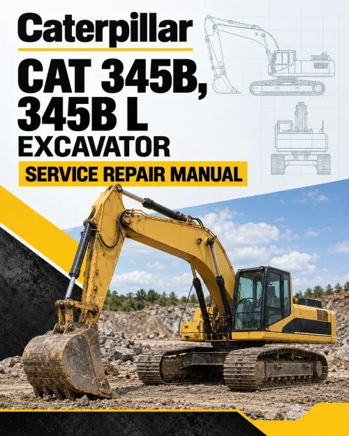 Caterpillar CAT 345B, 345B L Excavator Service Repair Manual (4SS00001 and up) Caterpillar CAT 345B, 345B L Excavator Service Repair Manual (4SS00001 and up)