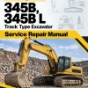 Caterpillar CAT 345B, 345B L Track Type Excavator Service Repair Manual (3MW00001 and up)