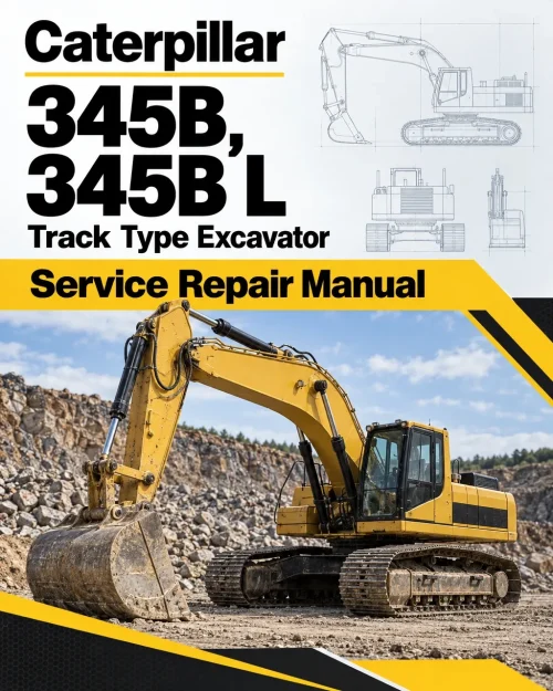 Caterpillar CAT 345B, 345B L Track Type Excavator Service Repair Manual (3MW00001 and up) Caterpillar CAT 345B, 345B L Track Type Excavator Service Repair Manual (3MW00001 and up)