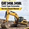 Caterpillar CAT 345B, 345BL Track Type Excavator Service Repair Manual (5WS00001 and up) Caterpillar CAT 345B, 345BL Track Type Excavator Service Repair Manual (5WS00001 and up)