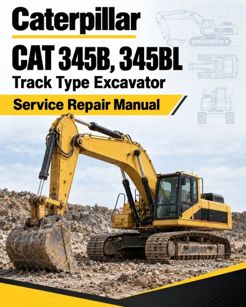 Caterpillar CAT 345B, 345BL Track Type Excavator Service Repair Manual (5WS00001 and up) Caterpillar CAT 345B, 345BL Track Type Excavator Service Repair Manual (5WS00001 and up)