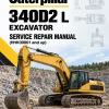 Caterpillar CAT 340D2 L Excavator Service Repair Manual (HHK00001 and up) Caterpillar CAT 340D2 L Excavator Service Repair Manual (HHK00001 and up)