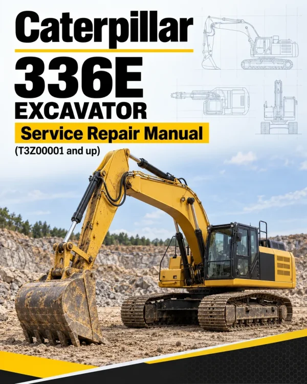 Caterpillar CAT 336E Excavator Service Repair Manual (T3Z00001 and up)