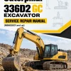 Caterpillar CAT 336D2 GC Excavator Service Repair Manual (NBN00001 and up)