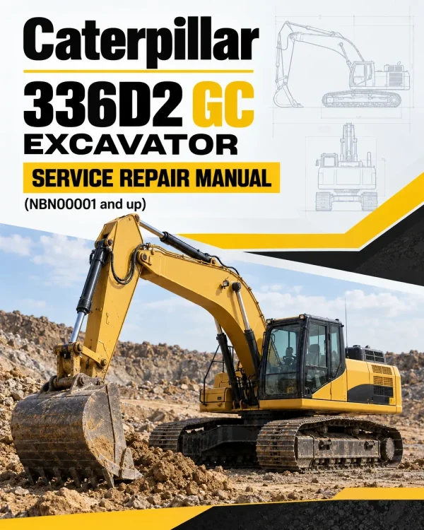 Caterpillar CAT 336D2 GC Excavator Service Repair Manual (NBN00001 and up)
