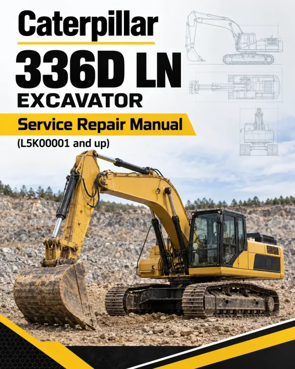Caterpillar CAT 336D LN Excavator Service Repair Manual (L5K00001 and up)