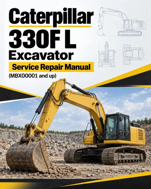 Caterpillar CAT 330F L Excavator Service Repair Manual (MBX00001 and up)