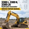 Caterpillar CAT 330D L, 330D N, 330D LN Hydraulic Excavator Service Repair Manual (GGE00001 and up)
