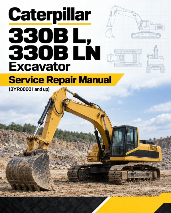 Caterpillar CAT 330B L, 330B LN Excavator Service Repair Manual (3YR00001 and up)