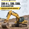 Caterpillar CAT 330 A L, 330, 330L Excavator Service Repair Manual (5YM00001 and up) Caterpillar CAT 330 A L, 330, 330L Excavator Service Repair Manual (5YM00001 and up)