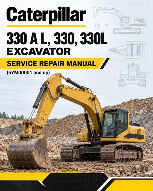 Caterpillar CAT 330 A L, 330, 330L Excavator Service Repair Manual (5YM00001 and up) Caterpillar CAT 330 A L, 330, 330L Excavator Service Repair Manual (5YM00001 and up)