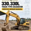 Caterpillar CAT 330, 330L Track Type Excavator Service Repair Manual (6WJ00001 and up)