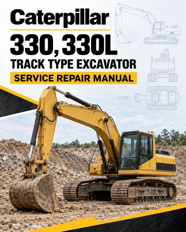 Caterpillar CAT 330, 330L Track Type Excavator Service Repair Manual (6WJ00001 and up)