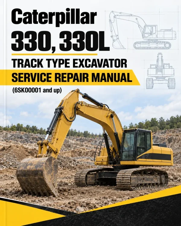 Caterpillar CAT 330, 330L Track Type Excavator Service Repair Manual (6SK00001 and up)