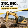 Caterpillar CAT 315C, 315C L Excavator Service Repair Manual (CJC00001 and up)