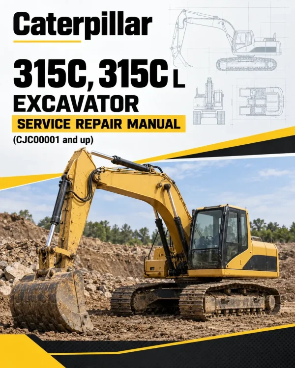 Caterpillar CAT 315C, 315C L Excavator Service Repair Manual (CJC00001 and up)