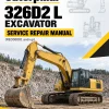 Caterpillar CAT 326D2 L Excavator Service Repair Manual (REC00001 and up)