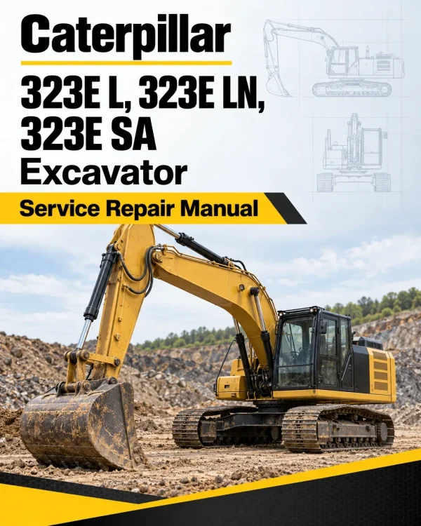 Caterpillar CAT 323E L, 323E LN, 323E SA Excavator Service Repair Manual (YRP00001 and up)