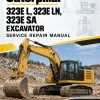 Caterpillar CAT 323E L, 323E LN, 323E SA Excavator Service Repair Manual (RAP00001 and up)