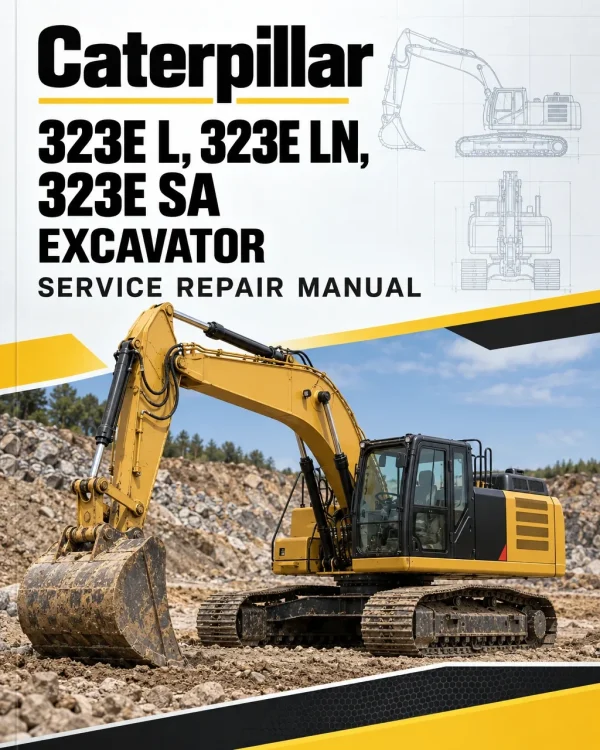 Caterpillar CAT 323E L, 323E LN, 323E SA Excavator Service Repair Manual (RAP00001 and up)