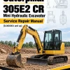 Caterpillar CAT 305E2 CR Mini Hydraulic Excavator Service Repair Manual (DJX00001 and up)