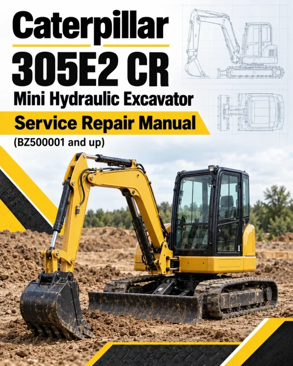 Caterpillar CAT 305E2 CR Mini Hydraulic Excavator Service Repair Manual (BZ500001 and up) Caterpillar CAT 305E2 CR Mini Hydraulic Excavator Service Repair Manual (BZ500001 and up)