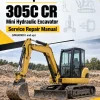 Caterpillar CAT 305C CR Mini Hydraulic Excavator Service Repair Manual (HWJ00001 and up) Caterpillar CAT 305C CR Mini Hydraulic Excavator Service Repair Manual (HWJ00001 and up)
