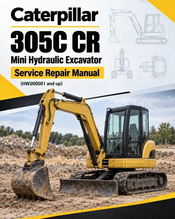 Caterpillar CAT 305C CR Mini Hydraulic Excavator Service Repair Manual (HWJ00001 and up) Caterpillar CAT 305C CR Mini Hydraulic Excavator Service Repair Manual (HWJ00001 and up)