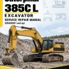Caterpillar CAT 385C L Excavator Service Repair Manual (EDA00001 and up) Caterpillar CAT 385C L Excavator Service Repair Manual (EDA00001 and up)