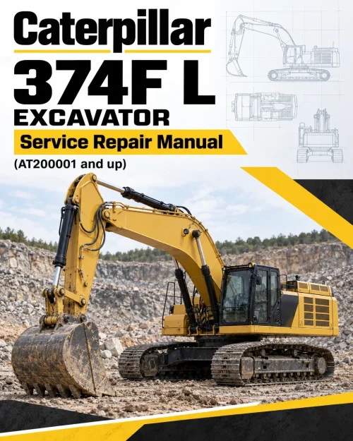 Caterpillar CAT 374F L Excavator Service Repair Manual (AT200001 and up) Caterpillar CAT 374F L Excavator Service Repair Manual (AT200001 and up)