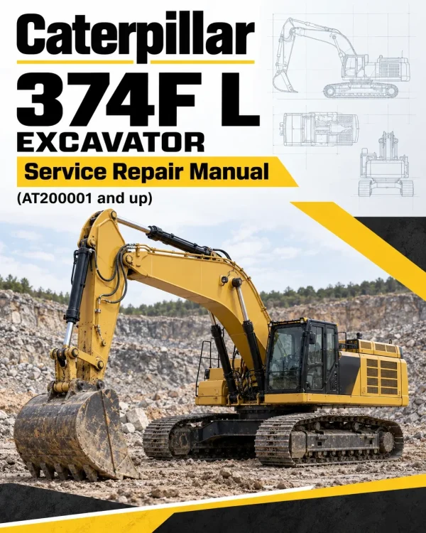 Caterpillar CAT 374F L Excavator Service Repair Manual (AT200001 and up)
