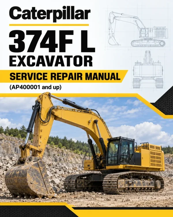 Caterpillar CAT 374F L Excavator Service Repair Manual (AP400001 and up)