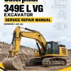 Caterpillar CAT 349E L VG Excavator Service Repair Manual (KCN00001 and up)