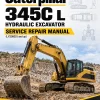 Caterpillar CAT 345C L Hydraulic Excavator Service Repair Manual (LYS00001 and up)
