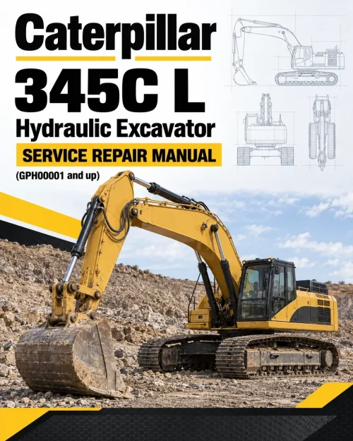 Caterpillar CAT 345C L Hydraulic Excavator Service Repair Manual (GPH00001 and up) Caterpillar CAT 345C L Hydraulic Excavator Service Repair Manual (GPH00001 and up)