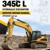 Caterpillar CAT 345C L Hydraulic Excavator Service Repair Manual (FPC00001 and up)