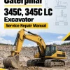 Caterpillar CAT 345C, 345C LC Excavator Service Repair Manual (DHP00001 and up)