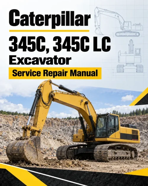 Caterpillar CAT 345C, 345C LC Excavator Service Repair Manual (DHP00001 and up) Caterpillar CAT 345C, 345C LC Excavator Service Repair Manual (DHP00001 and up)
