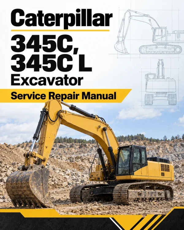 Caterpillar CAT 345C, 345C L Excavator Service Repair Manual (WDE00001 and up) Caterpillar CAT 345C, 345C L Excavator Service Repair Manual (WDE00001 and up)