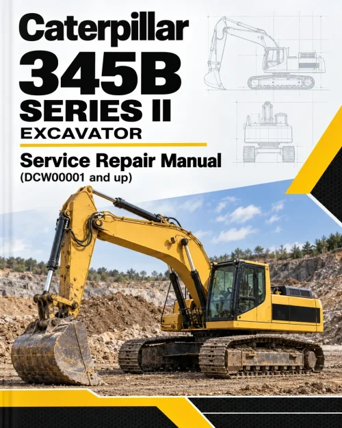 Caterpillar CAT 345B SERIES II Excavator Service Repair Manual (DCW00001 and up) Caterpillar CAT 345B SERIES II Excavator Service Repair Manual (DCW00001 and up)