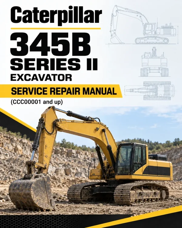Caterpillar CAT 345B SERIES II Excavator Service Repair Manual (CCC00001 and up) Caterpillar CAT 345B SERIES II Excavator Service Repair Manual (CCC00001 and up)