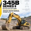 Caterpillar CAT 345B SERIES II Excavator Service Repair Manual (ALD00001 and up)