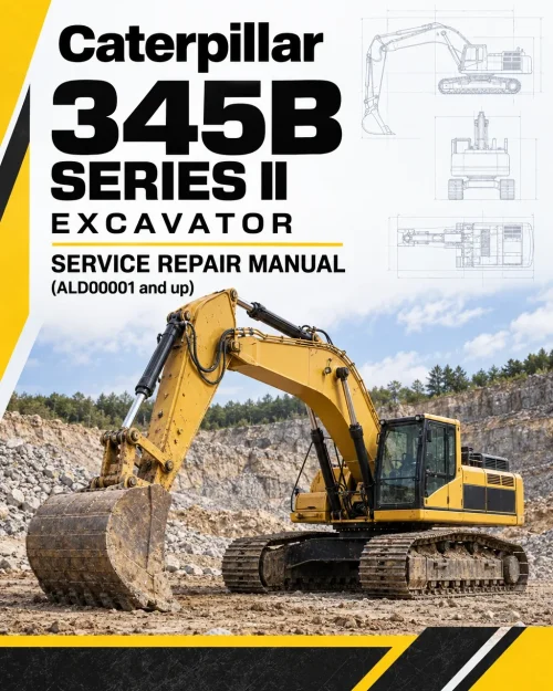 Caterpillar CAT 345B SERIES II Excavator Service Repair Manual (ALD00001 and up) Caterpillar CAT 345B SERIES II Excavator Service Repair Manual (ALD00001 and up)