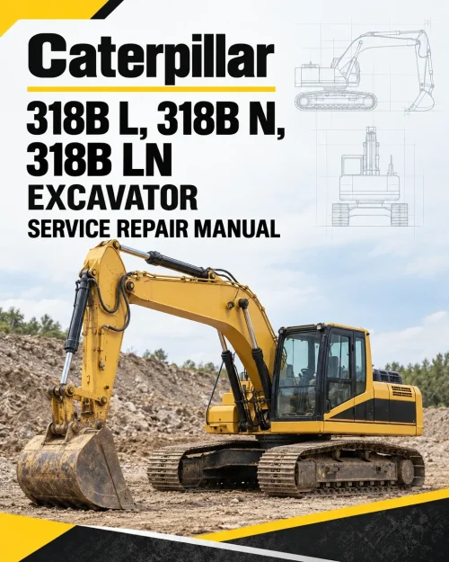 Caterpillar CAT 318B L, 318B N, 318B LN Excavator Service Repair Manual (7KZ00001 and up) Caterpillar CAT 318B L, 318B N, 318B LN Excavator Service Repair Manual (7KZ00001 and up)