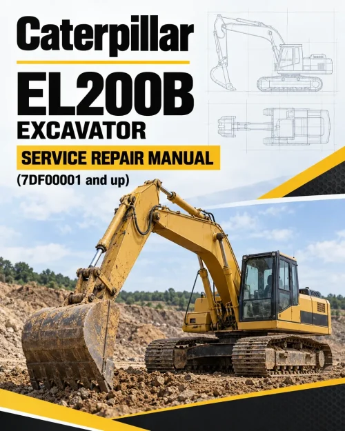 Caterpillar CAT EL200B Excavator Service Repair Manual (7DF00001 and up) Caterpillar CAT EL200B Excavator Service Repair Manual (7DF00001 and up)