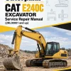 Caterpillar CAT E240C Excavator Service Repair Manual (2RL00001 and up)