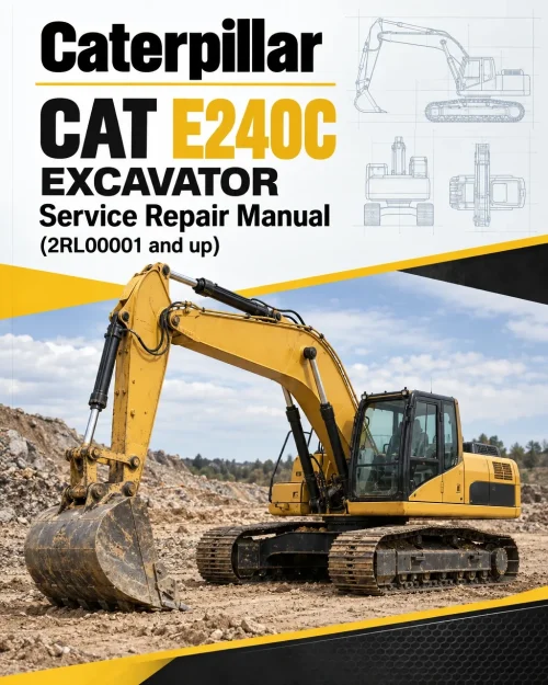 Caterpillar CAT E240C Excavator Service Repair Manual (2RL00001 and up) Caterpillar CAT E240C Excavator Service Repair Manual (2RL00001 and up)