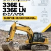 Caterpillar CAT 336E L, 336E LN Excavator Service Repair Manual (TMZ00001 and up)