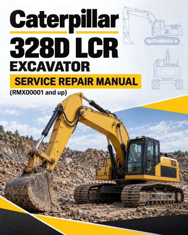 Caterpillar CAT 328D LCR Excavator Service Repair Manual (RMX00001 and up)